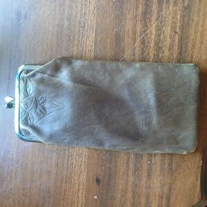 Brown Vintage Leather Cigarett Case
